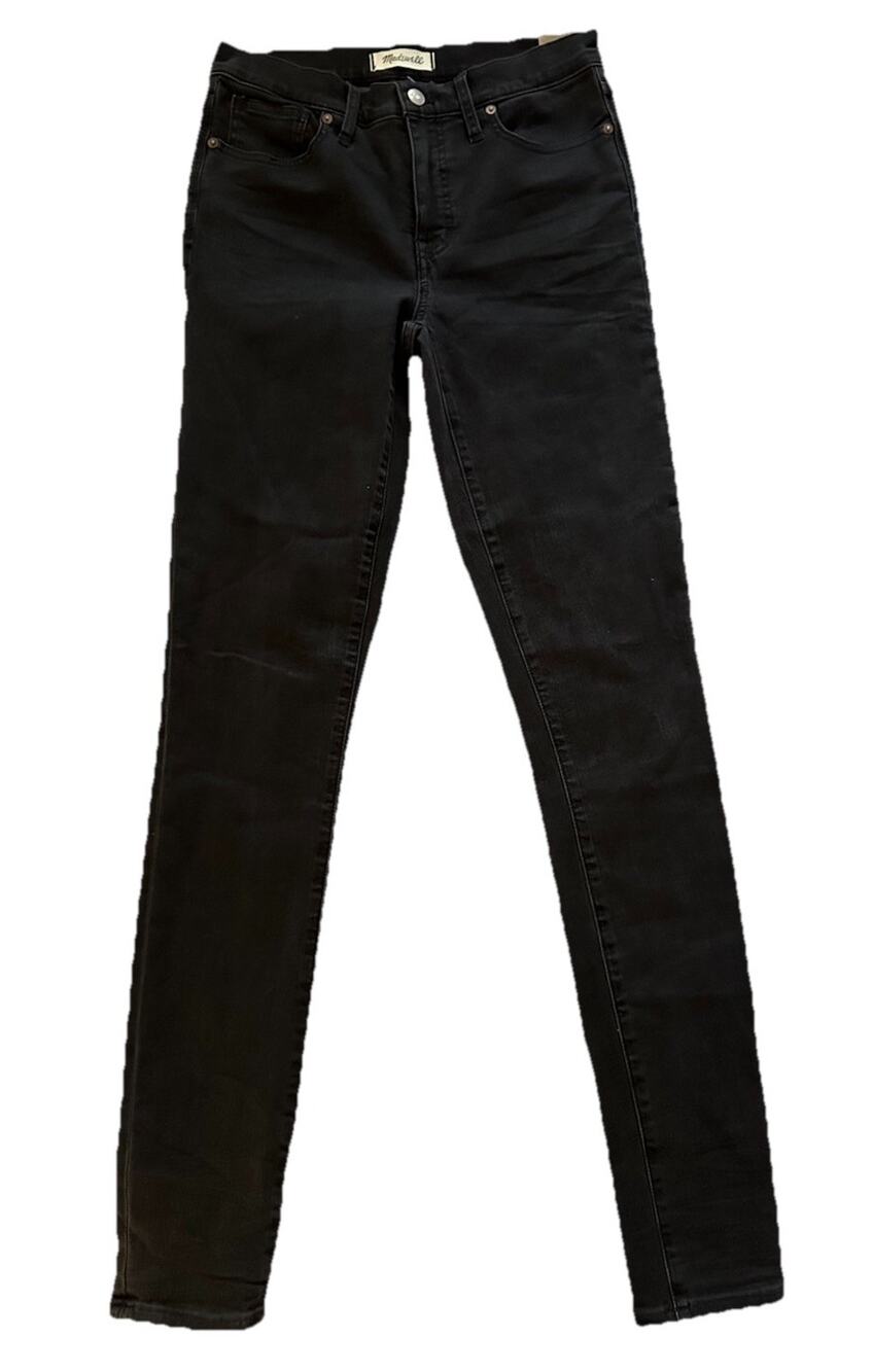 Madewell Black High Rise Skinny Jeans Women’s Size 28 NEW